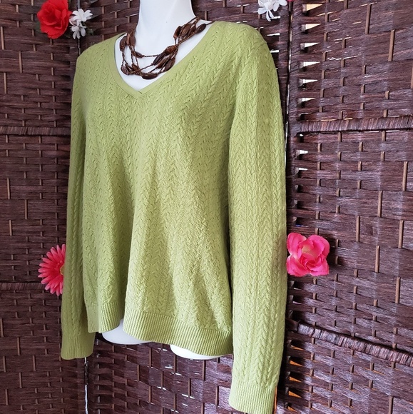 Talbots Sweaters - Talbots Sweater color green light